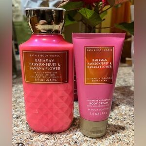 Bath & BodyWorks BAHAMAS PASSIONFRUIT & BANANA FLOWER set